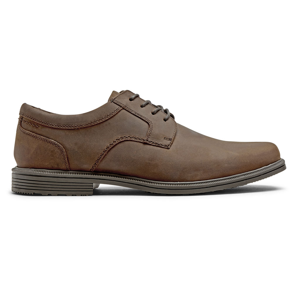 Rockport Oxfords Herre Brune - Robinsyn Waterproof Plain Toe - RAIW05824